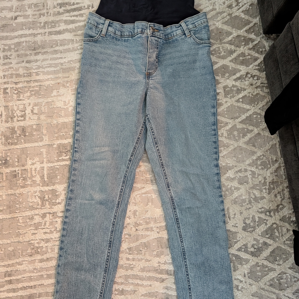 ASOS Maternity Blue Skinny Jeans